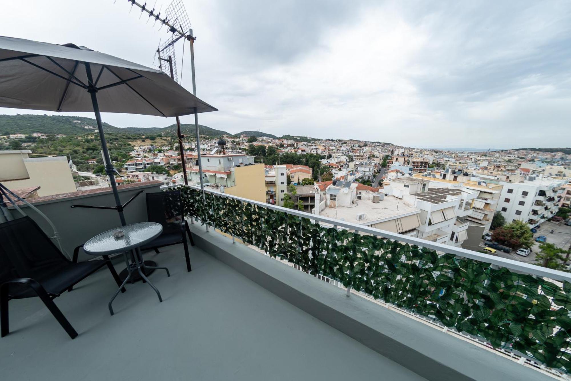 Loft Life Studio, With 360 View Of Mytilene Daire Dış mekan fotoğraf